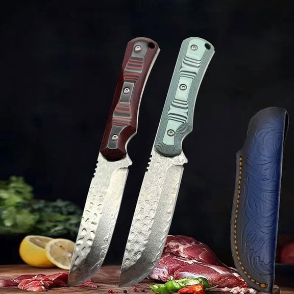 Damascus knife for camping/ fishing/fruit cutting