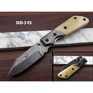 Deluxe Folding Pocket Knife, Straight 3-Inch Blade CSK7022
