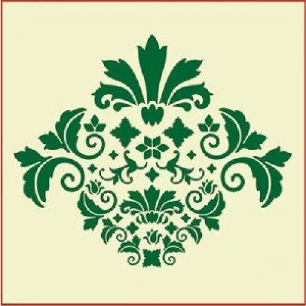 Damask 6 Stencil Victorian Style Baroque DIY Art & Craft Reusable