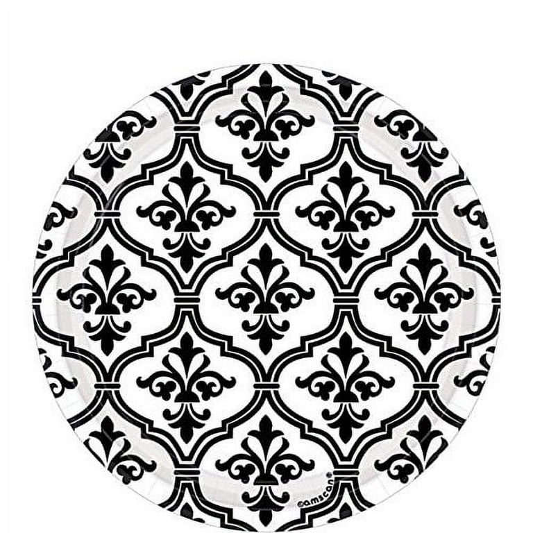 Damask Dessert Party Plates Walmart