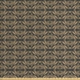 thumbnail image 1 of Ambesonne Damask Fabric by the Yard Upholstery, Victorian Rococo Style Motif, 10 Yards, Dark Grey and Tan, 1 of 4