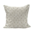 thumbnail image 1 of Damask Fluffy Throw Pillow Cushion Cover, Classical Damask in Faded Colors Retro Vintage Style with Traditional Design Elements, Decorative Square Pillow Case, 40" x 40", Cream Tan, by Ambesonne, 1 of 5
