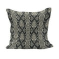 thumbnail image 1 of Damask Fluffy Throw Pillow Cushion Cover, Victorian Style Baroque Classic Pattern with Ornamental Floral Leaves Image, Decorative Square Pillow Case, 16" x 16", Charcoal Grey Cream, by Ambesonne, 1 of 5