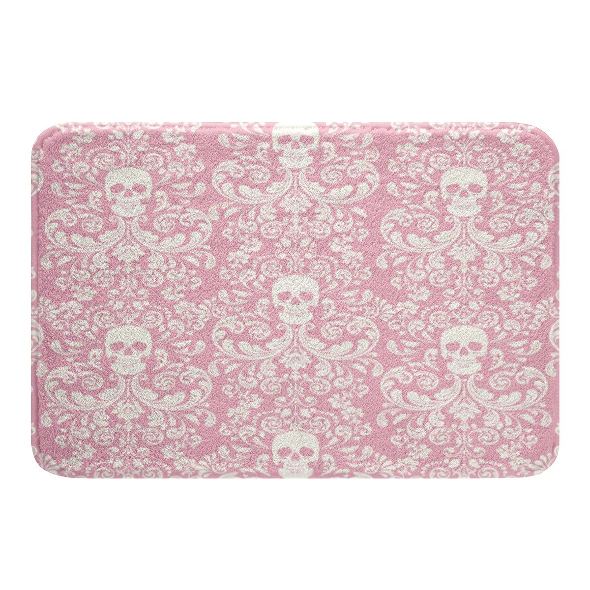 Damask Gothic Area Rug Adults Antique Victorian Bath Mat 16