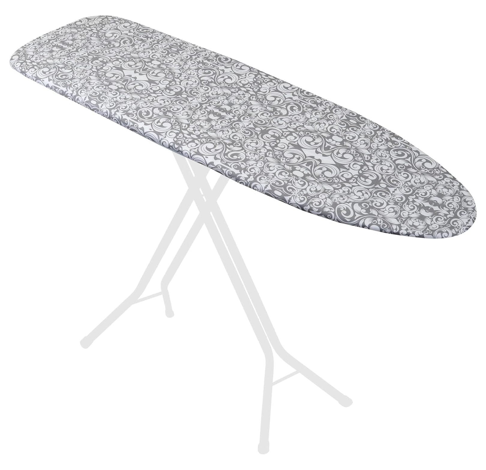 Damask Heavy Duty Ironing Board Cover and Pad, Extra Thick 3Layer