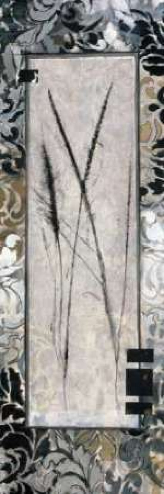 Damask II Canvas Art - Connie Tunick (8 x 24)