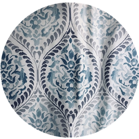 Damask Pattern Vinyl Flannel Backed Tablecloth 60 Round