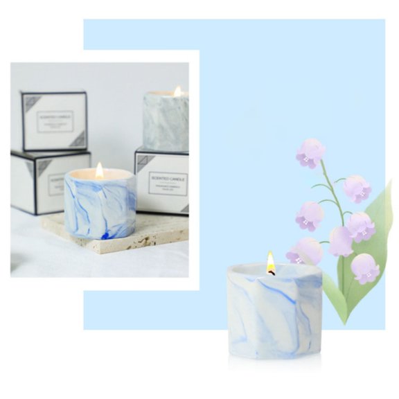 Damask Rose Candle Scented Candle Box Decorative Candle Scene Layout Candle Desktop Candle Fragrance Candle Candle Aromatic Candle Tabletop Candle, Candles And Candle Holders