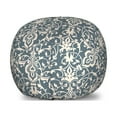 thumbnail image 1 of Damask Storage Toy Bag Chair, Symmetrical Civilizations Motif with Floral Arrangement Leaves and Flower Buds, Stuffed Animal Organizer Washable Bag, Large Size, Cream Grey, by Ambesonne, 1 of 3