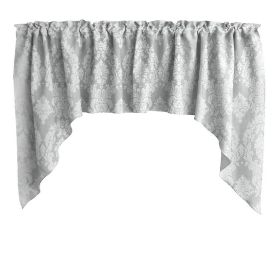 Damask Taffeta Swag Valance Curtain Window Treatment Kitchen Home Décor 58" Wide / 36" Tall