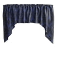 thumbnail image 1 of Damask Taffeta Swag Valance Curtain Window Treatment Kitchen Home Décor 58" Wide / 36" Tall, 1 of 2