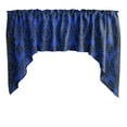 thumbnail image 1 of Damask Taffeta Swag Valance Curtain Window Treatment Kitchen Home Décor 58" Wide / 36" Tall, 1 of 2