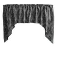 thumbnail image 1 of Damask Taffeta Swag Valance Curtain Window Treatment Kitchen Home Décor 58" Wide / 36" Tall, 1 of 2
