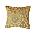 thumbnail image 1 of Damask Throw Pillow Covers Cases Soft Cut Velvet Design Pillow Cover Elegant Luxurious Gold Large Decorative Cushion Covers, 1 of 7