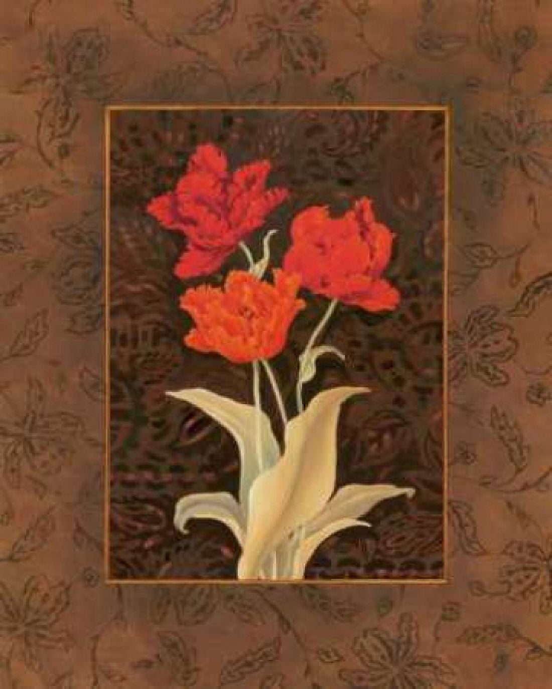 Damask Tulip Canvas Art - Paul Brent (20 x 24)