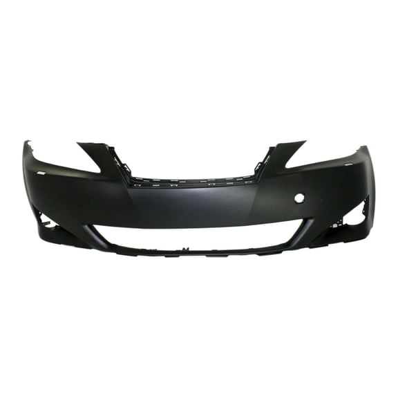 Damcidoi 1pc Front Primed Plastic Bumper Cover W/ Headlight Washer Hole for Lexus for IS250 Base 2006-2008 for IS350 Base 2006-2008 with Fog Light Holes LX1000162 5211953918