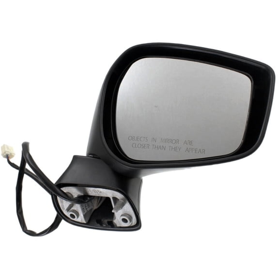 Damcidoi 1pc Right Passenger Side Textured Black Power Non-Heated Operate Manual Folding Exterior Door Rear View Mirror for Scion for FR-S Base 13-16 Without Auto-Dimming SC17ER SC1321108