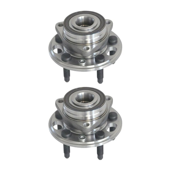 Damcidoi 2 Set of - Wheel Hub and Bearing Assembly Front Rear Side 5-Bolt 5Fwbhf1M1R1L for Saab,for GMC,for Chevy,for Cadillac,for Buick