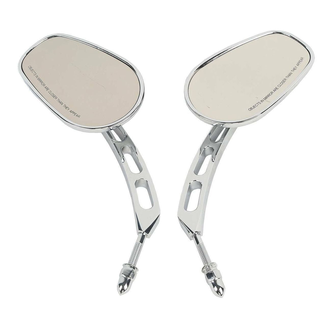 Right Rear Mirror Damcidoi 2pcs Left & Right Side Chrome Plated Chrome Exterior Door Rear ...