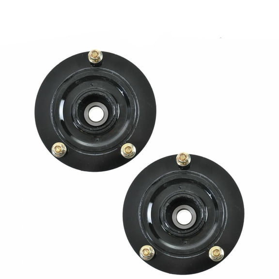 Damcidoi 2pcs Suspension Shock and Strut Mount Set Front Left Driver and Right Passenger Upper Side with Bearing for Volvo 240 90-93 242 81-83 244 75-84 245 75-89 262 80-81 264 76-80 265 76-81