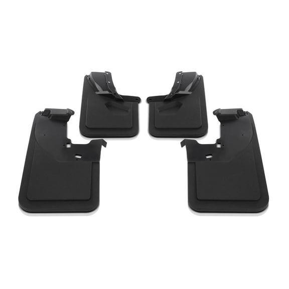 Damcidoi 4pcs Front & Rear Flaps Mudflaps Splash Guards Suv Mounting Hardware Nan for Ford for Bronco 2021-2022 Black 4FRMFMSGFFB22S