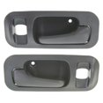thumbnail image 1 of Damcidoi Car Door Handle Interior Rear Driver & Passenger Side Left Right 2pcs Black with Car Door Lock Hole for Honda for Civic DX/EX/LX 1992-1995 for Odyssey EX/LX 1995-1997, 1 of 7
