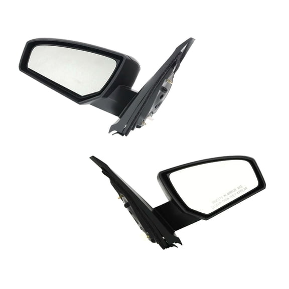 Damcidoi Door Mirror Set of 2 Left Rear & Right Driver & Passenger Side Paintable Power Operate Exterior View for Nissan for Sentra Base/S/SE-R/SE-R V/SL 07-12 & 09-12