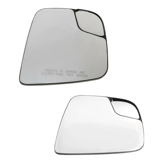 Damcidoi Mirror Glass Set of 2 Right Rear & Left Driver & Passenger Side Non Heated Exterior View Convex for Nissan for NV200 2013-2014