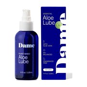 Dame Products Aloe Personal Lubricant for Women - pH Balanced with Aloe Vera - Gentle Intimate Moisturizer - 4 fl oz
