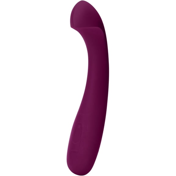 Dame Products Arc Curved G-Spot Vibrator for Women, Stimulator, Waterproof, Plum