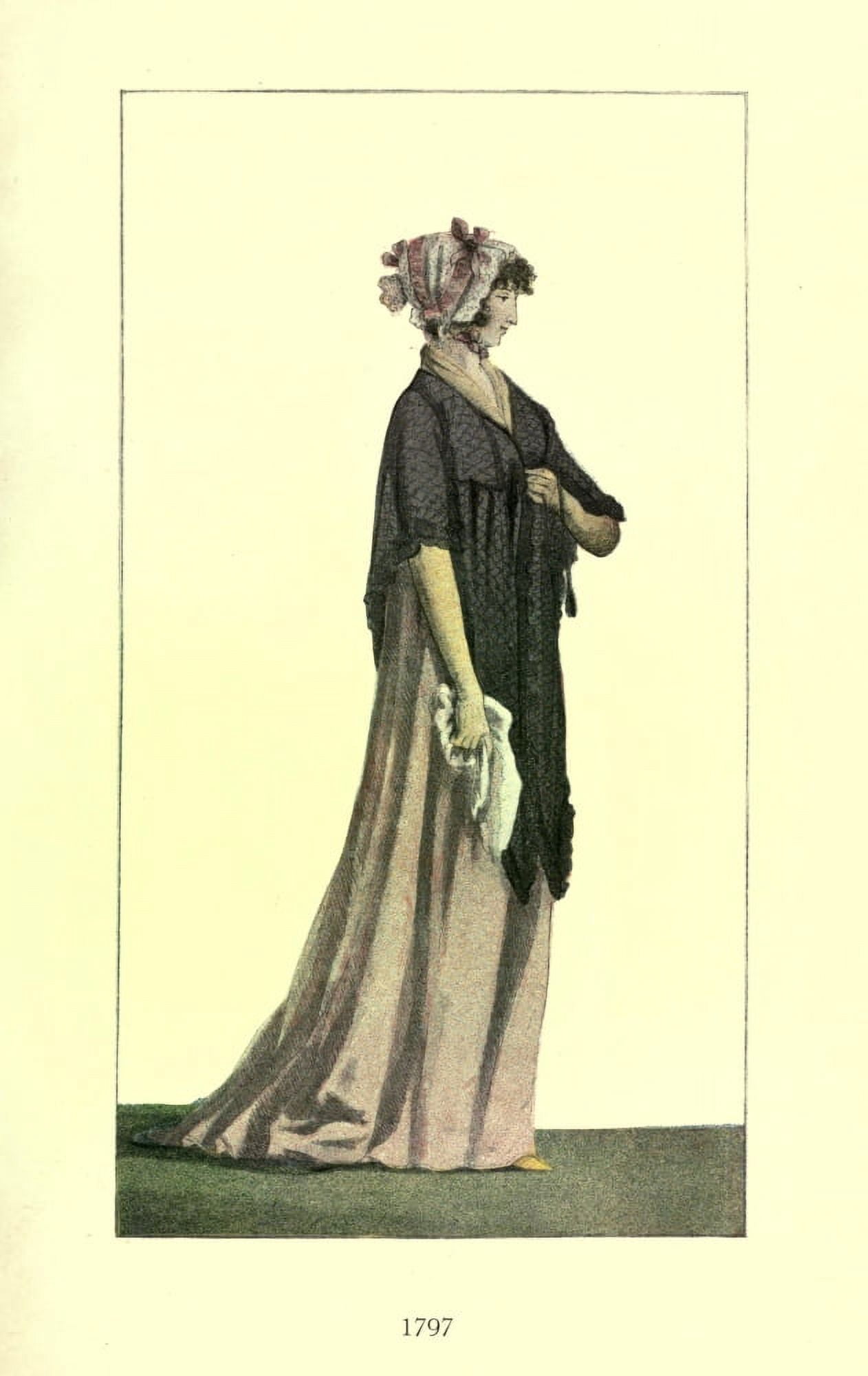 Dame Fashion 1913 Woman of 1797 Canvas Art - Unknown (18 x 24)