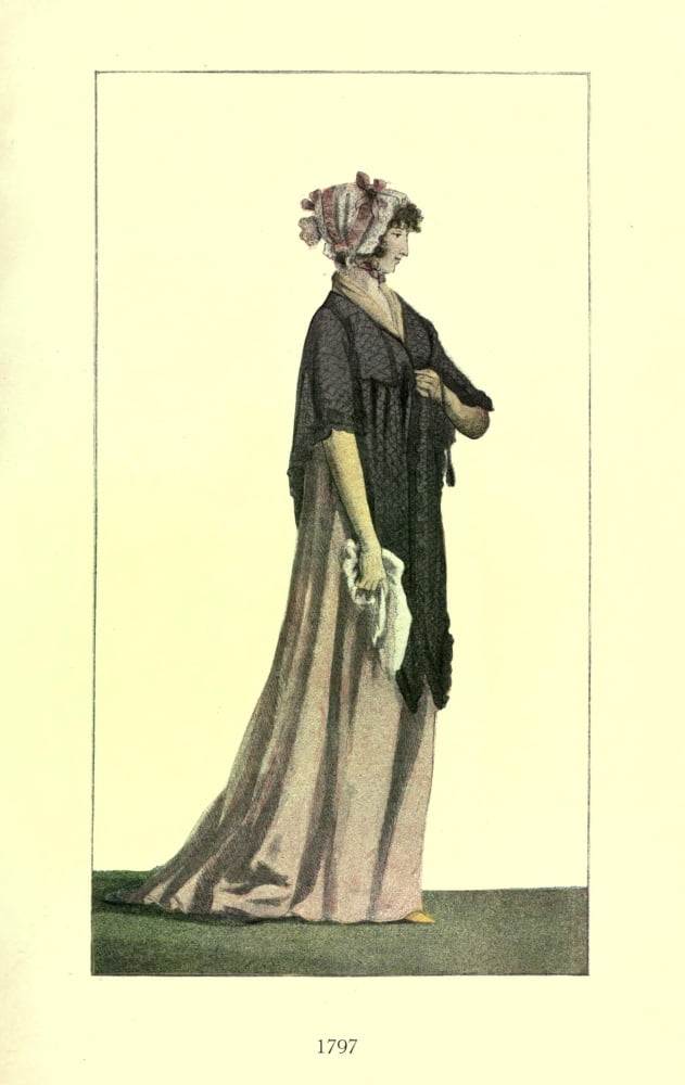 Dame Fashion 1913 Woman of 1797 Canvas Art - Unknown (24 x 36)
