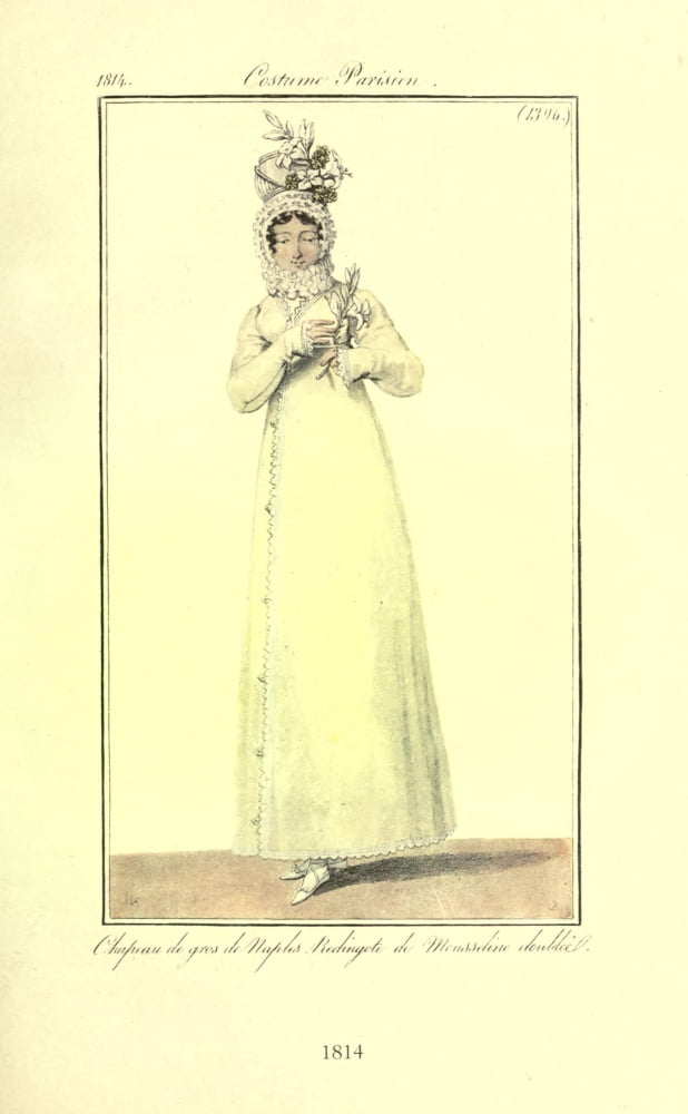 Dame Fashion 1913 Woman of 1814 Canvas Art - Unknown (24 x 36)
