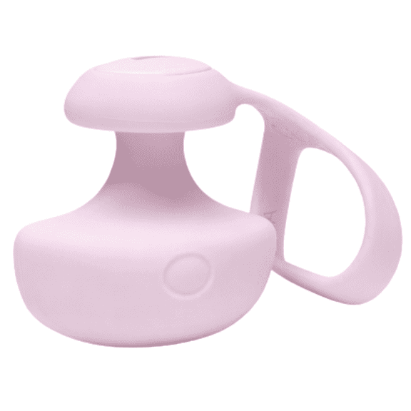 Dame Fin Personal Massager for Women and Couples - Compact Finger Vibe - Wearable with Removable Tether - 3 Speeds - USB-C Rechargeable - Waterproof and Body-Safe - Quartz Color