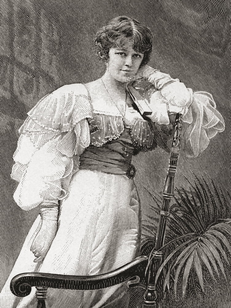 Dame Irene Vanbrugh 1872 Canvas Art - Ken Welsh Design Pics (12 x 16)