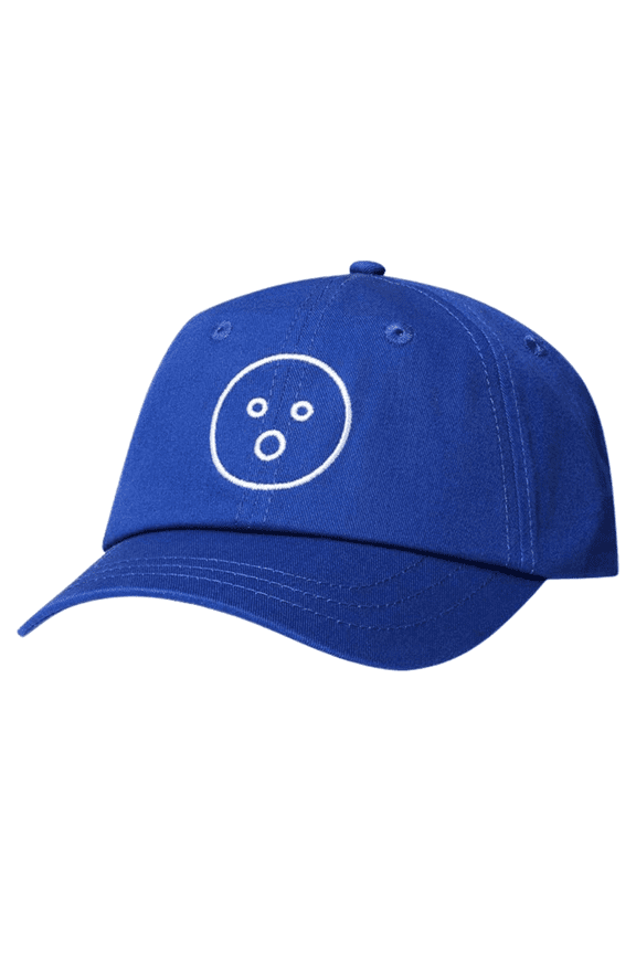 O-Face Baseball Cap - Unisex Royal Blue Hat - Adjustable and Comfortable