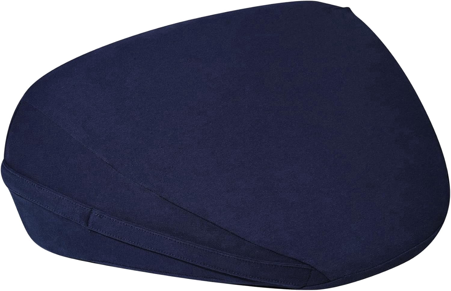 Dame Products Triangle Wedge Support Pillow, Bed Positioning Cushion with Washable Cover & Waterproof Liner, Indigo