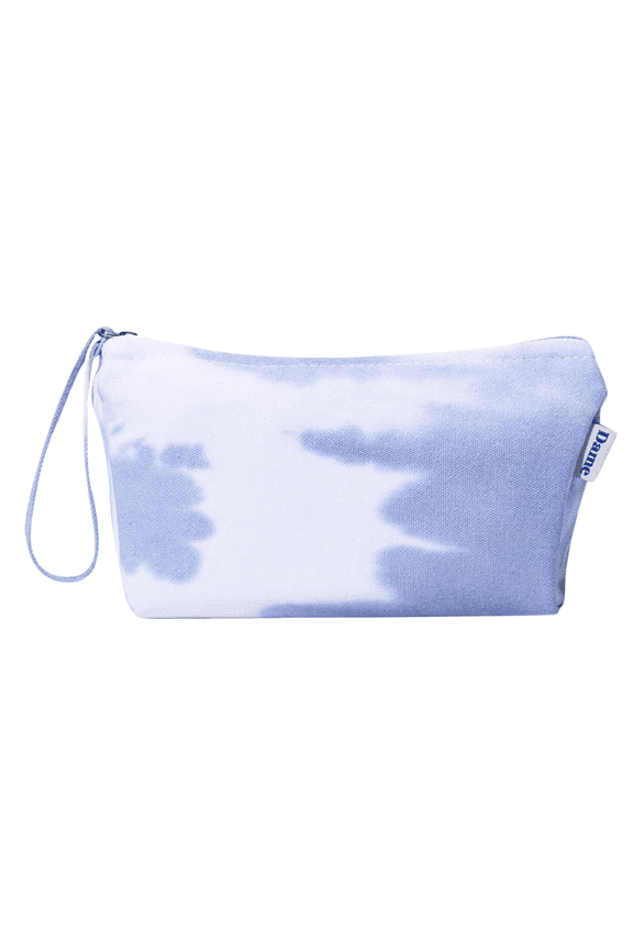Zippered Pouch - Stain Resistant Liner - Easy to Carry Handle - Sky Color - Ideal for Travel
