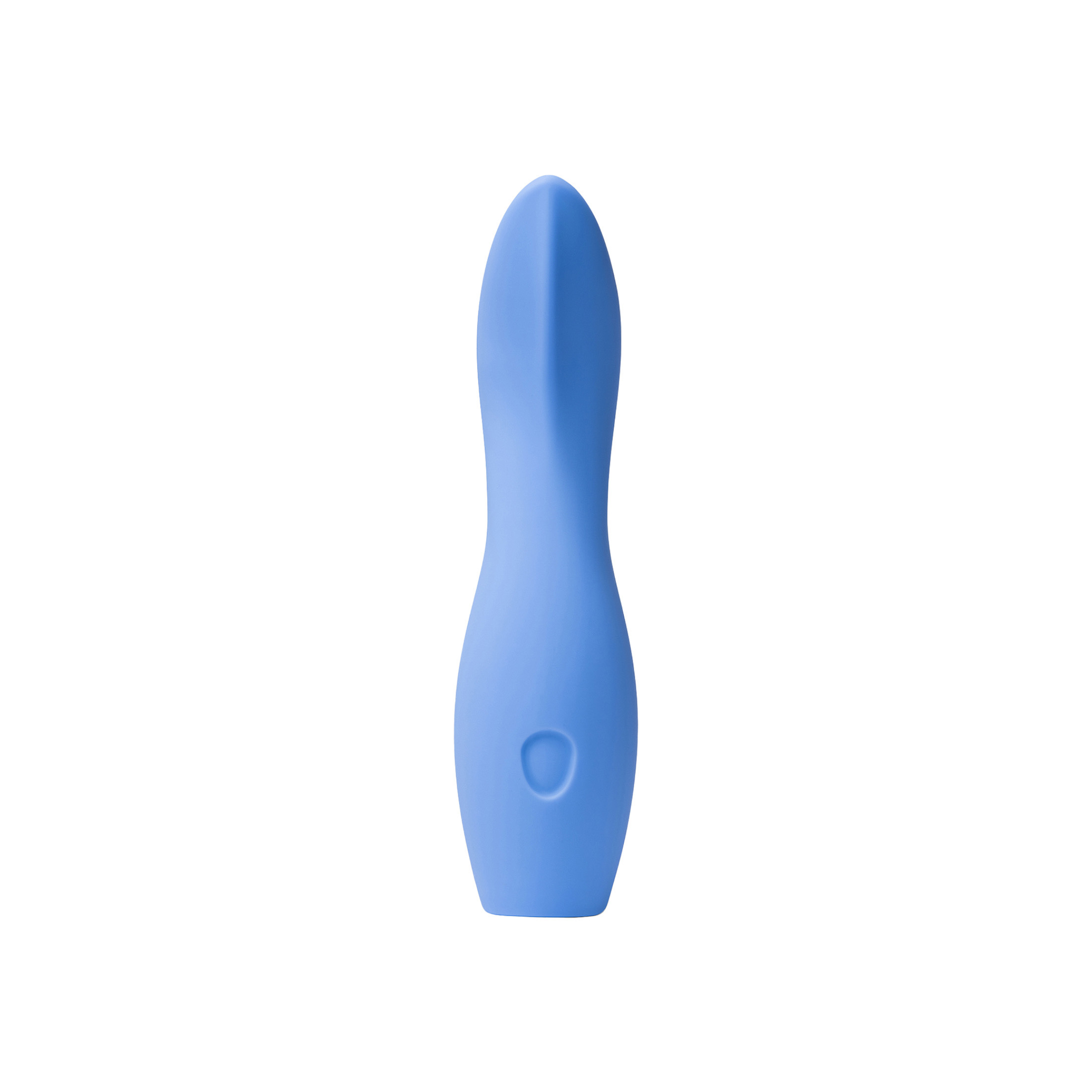 Dame Dip Internal and External Vibrator for Women  USB-C Rechargeable, 5 Speeds, Waterproof, Angled Ridged Design, Personal Massager, Soft Silicone, Ergonomic - Periwinkle