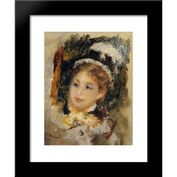 Dame en toilette de Ville 20x24 Framed Art Print by Renoir, Pierre Auguste