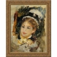 thumbnail image 1 of Dame en toilette de Ville 20x24 Gold Ornate Wood Framed Canvas Art by Renoir, Pierre Auguste, 1 of 2