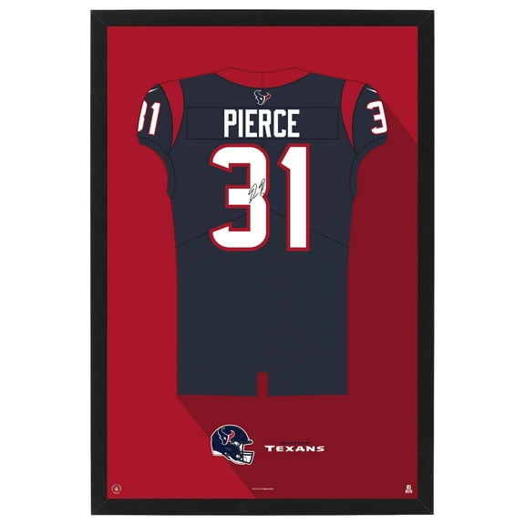 Dameon Pierce Houston Texans Home Jersey Framed Art Print