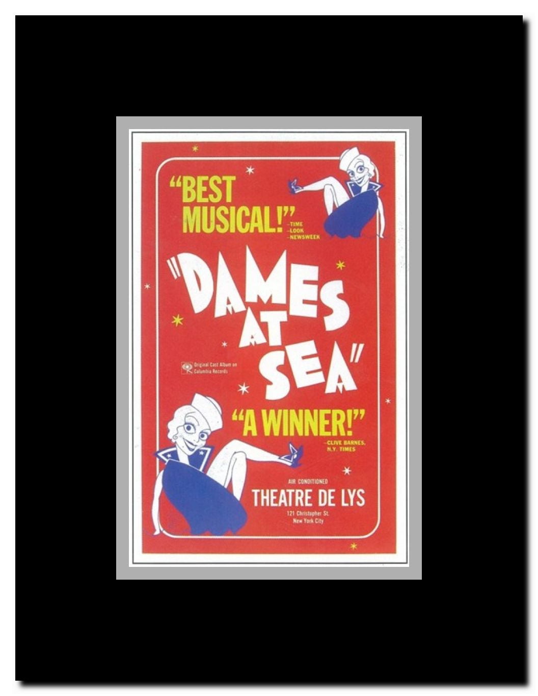 Dames at Sea (Broadway) Framed Movie Poster