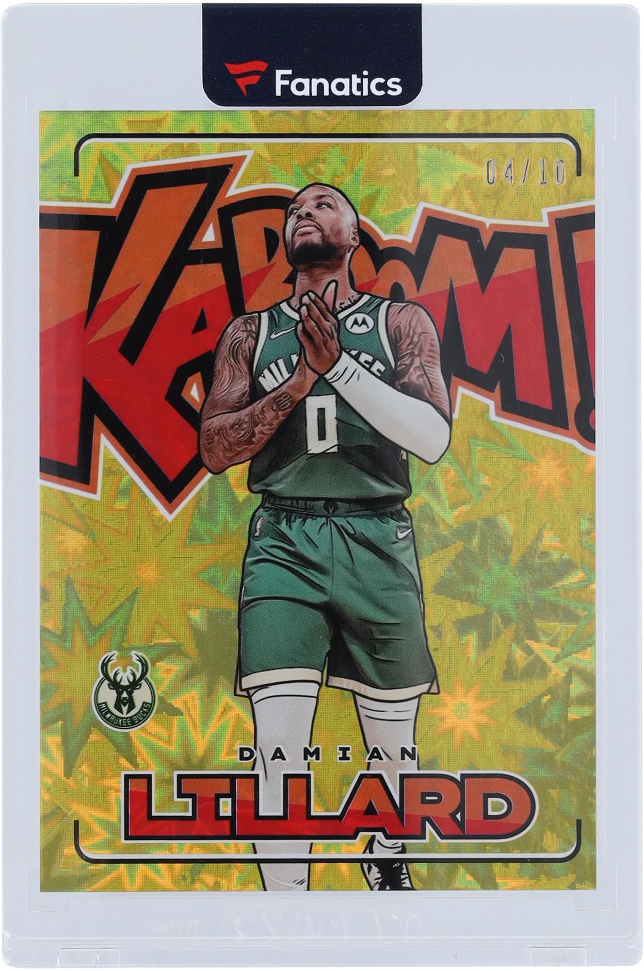 Damian Lillard Milwaukee Bucks 2023-24 Panini Crown Royale Gold 