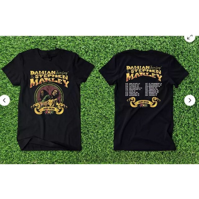 Damian Marley And Stephen Marley Trafic Jam 2024 Tour Shirt Vintage