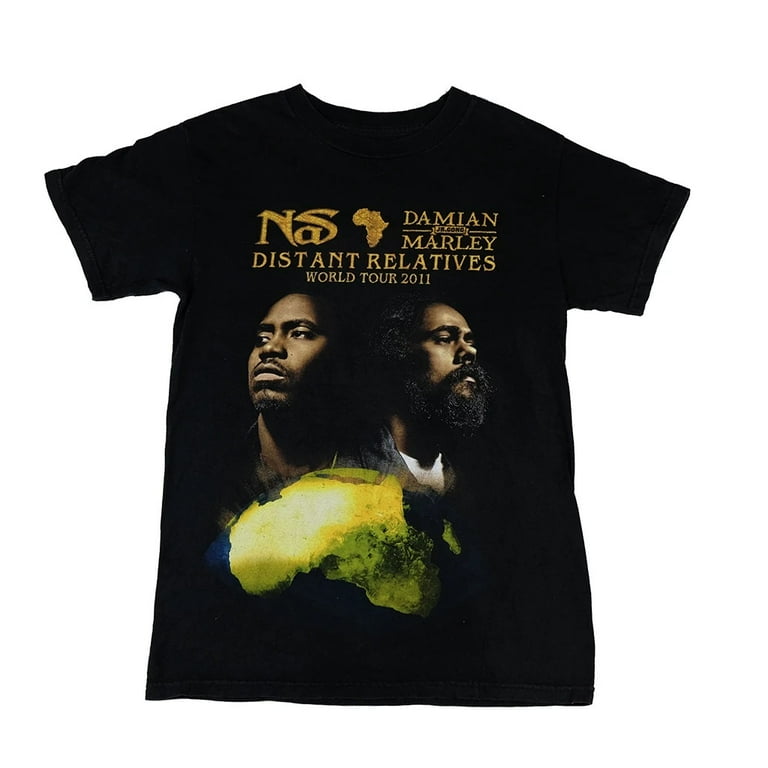 Damian Marley and NAS Men's Distant Relatives Tour 2011 T-Shirt