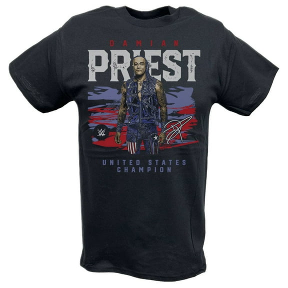 Damian Priest US Champion Black T-shirt