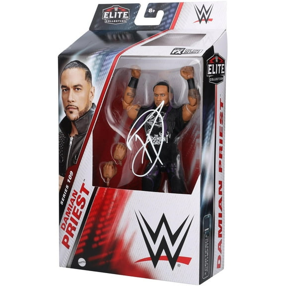 Damian Priest WWE Autographed Mattel Elite Collection Series 109 Action Figure - Fanatics Authentic Certified
