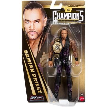 Damian Priest - WWE Main Event Champions 7 Mattel WWE Toy Wrestling Action Figure