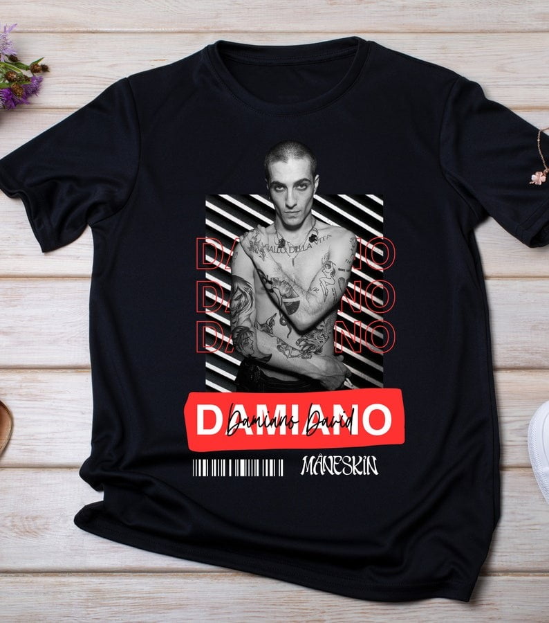 Damiano David Maneskin T-Shirt - Metal Music Shirt - Beggin